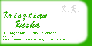 krisztian ruska business card